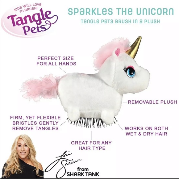 Tangle Hair Brush UNICORN & FIZZY NECKLACE ACTIVIT - Picture 4 of 7